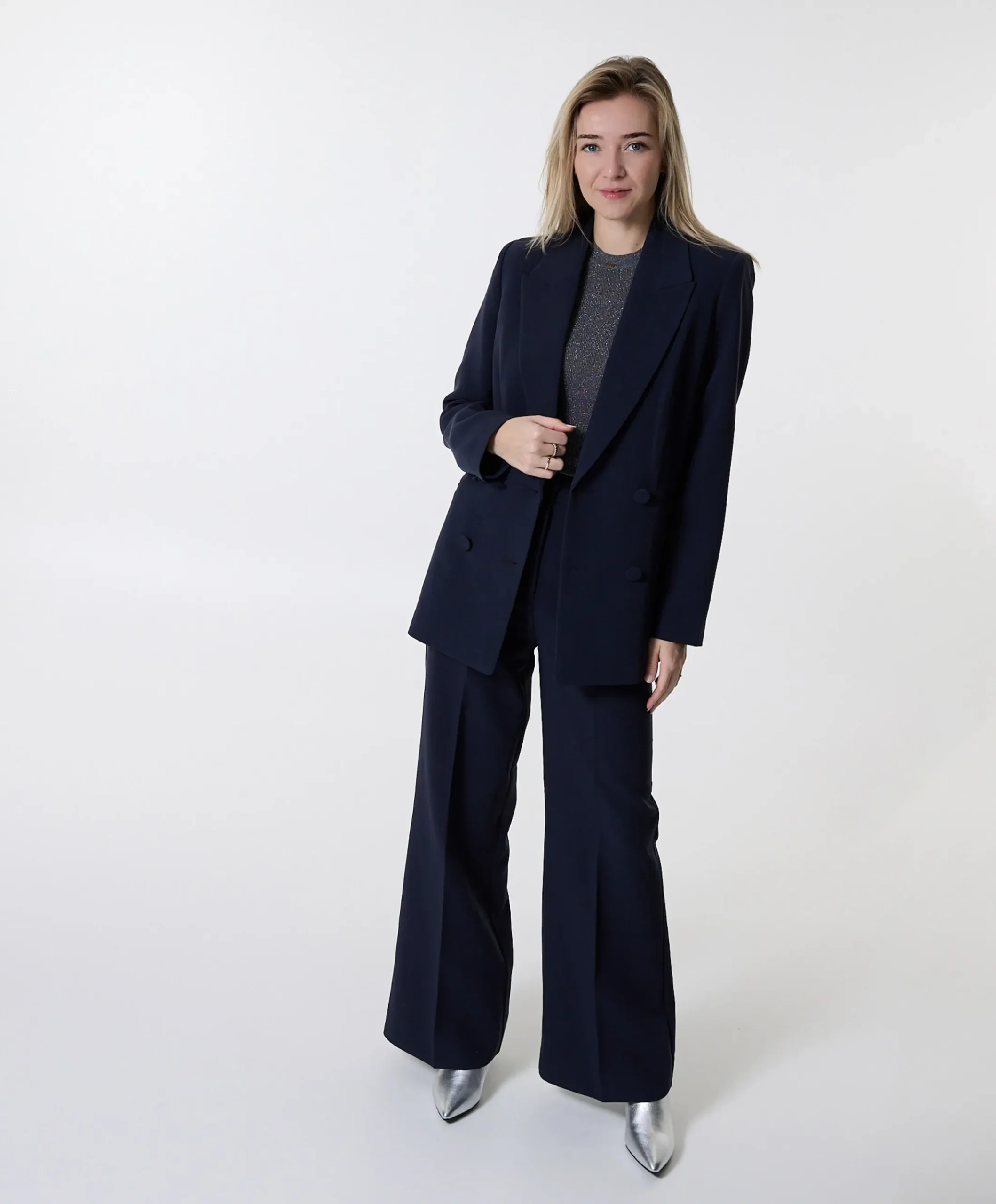 JV KATE dames pantalon blauw