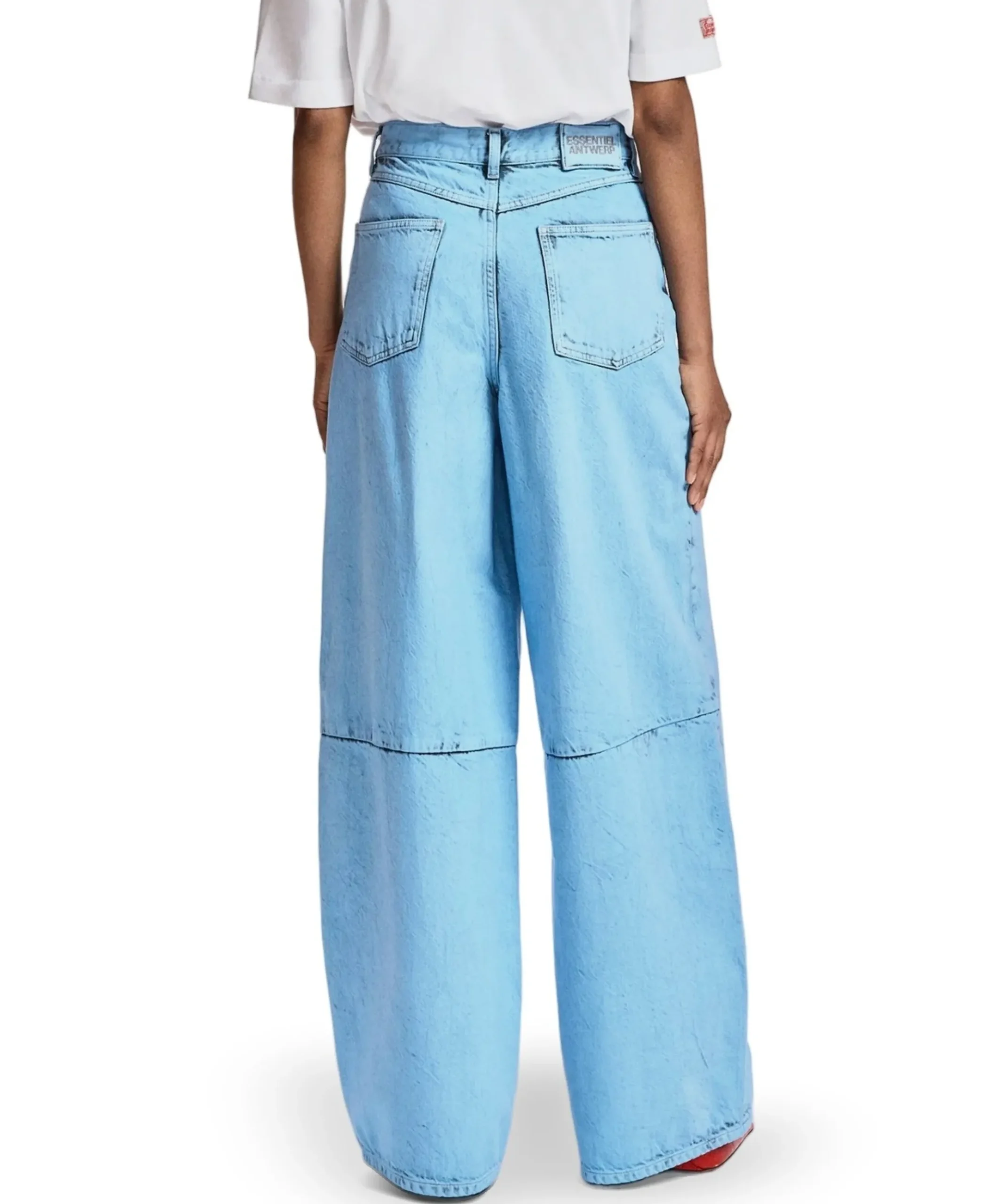 Kadi Overdye dames jeans blauw