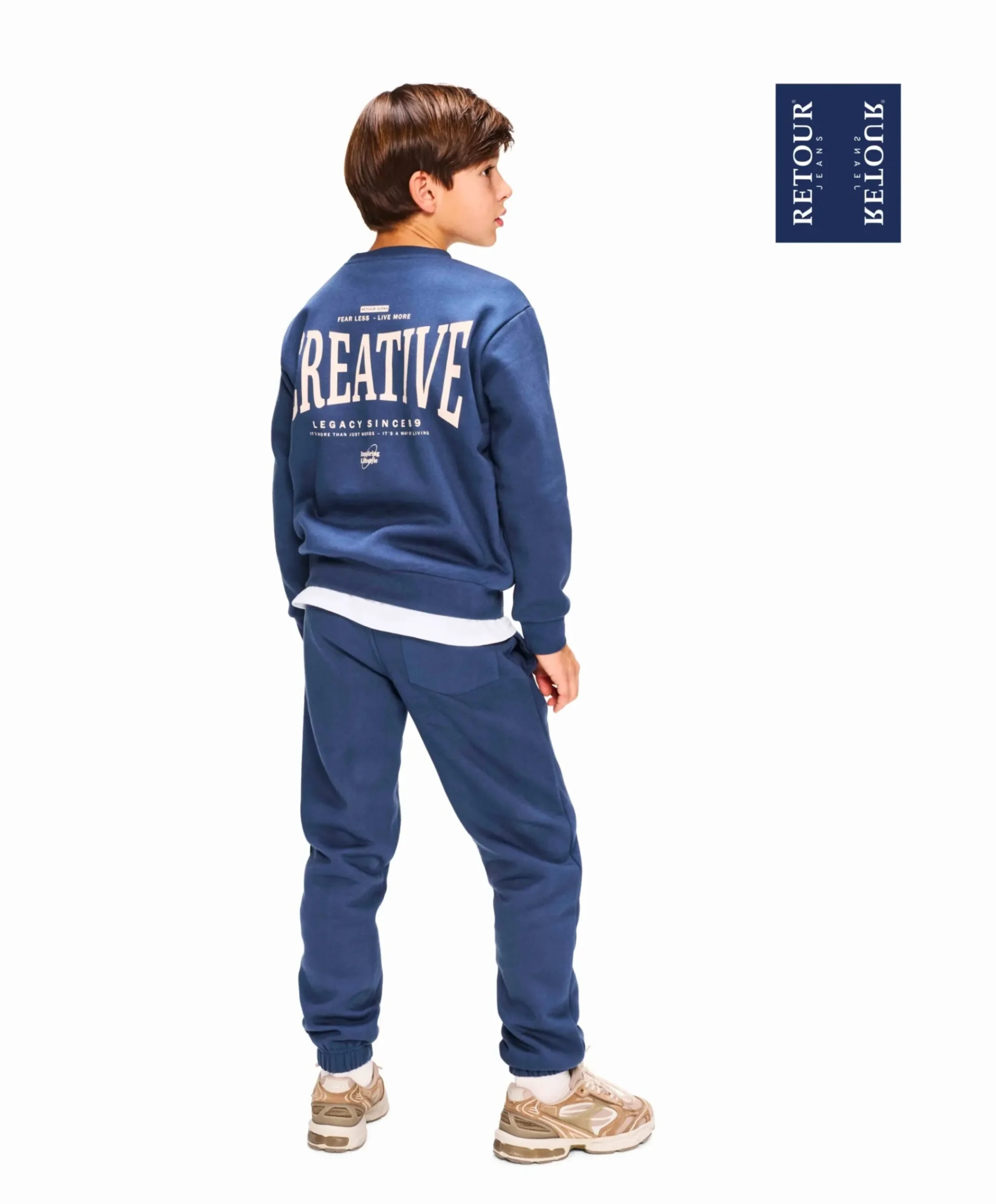 Kasper jongens broek blauw
