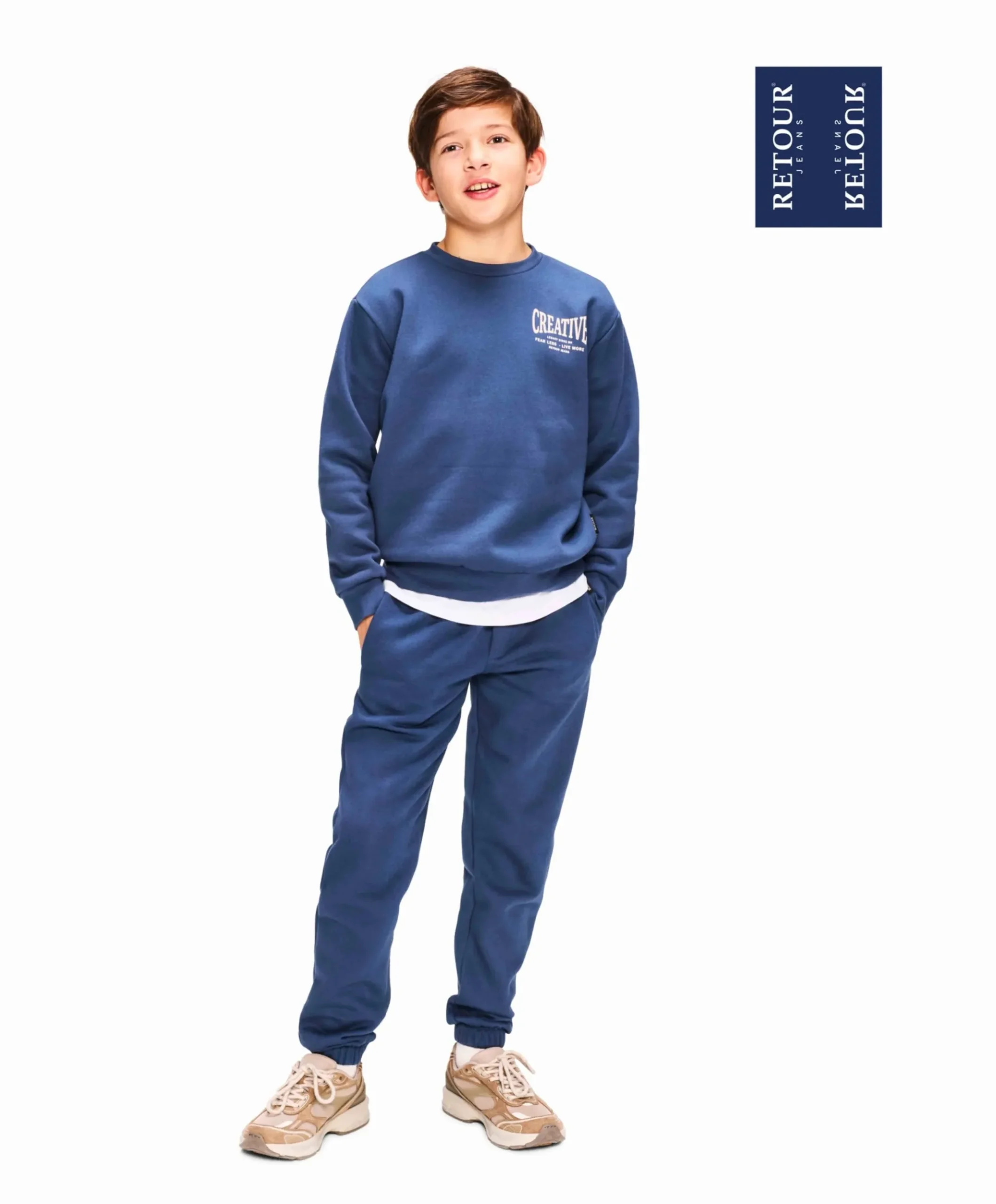 Kasper jongens broek blauw