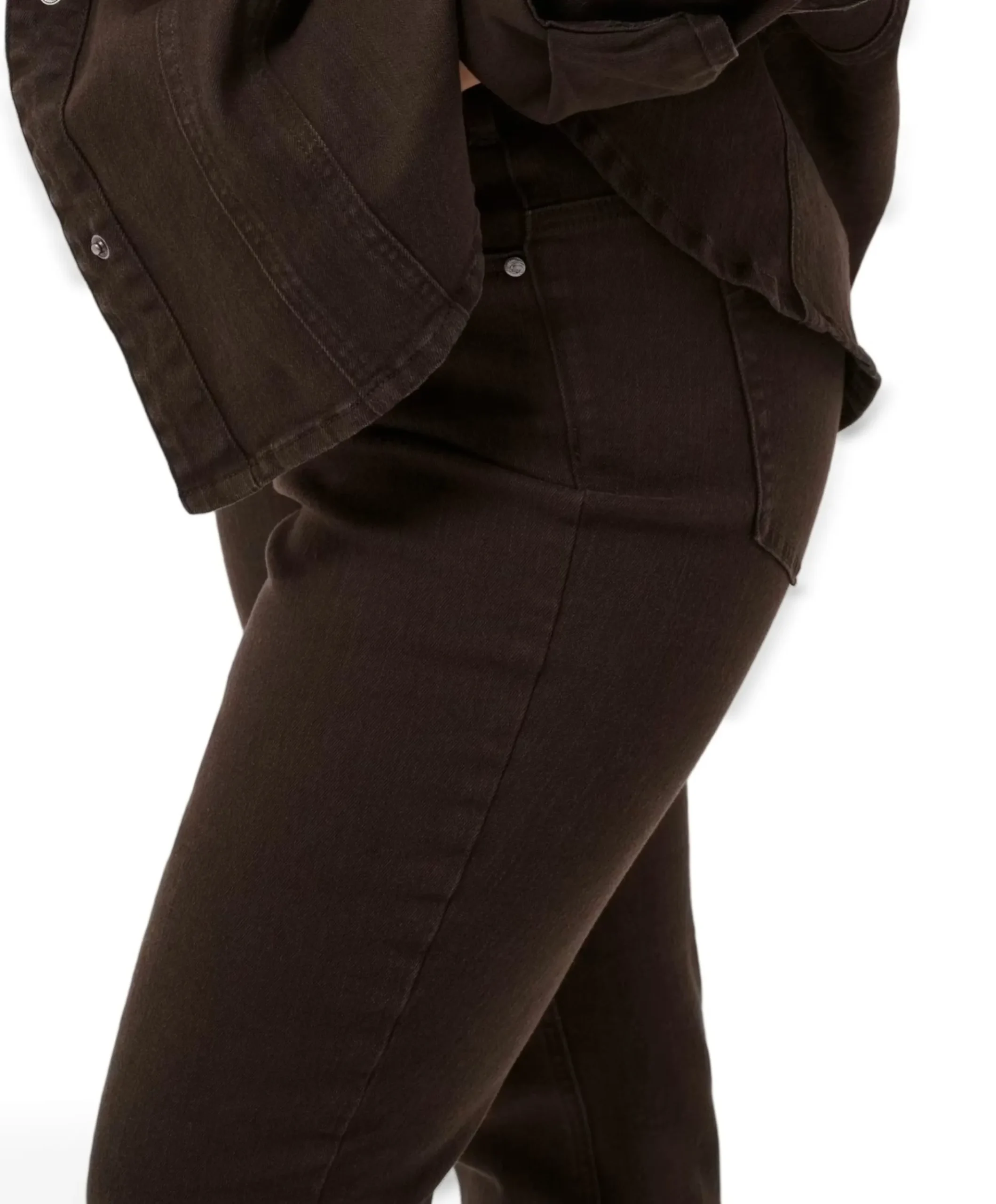 KCbree Straight dames jeans bruin