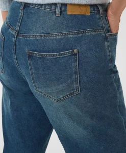 KCninna Cropped Barrel dames jeans blauw