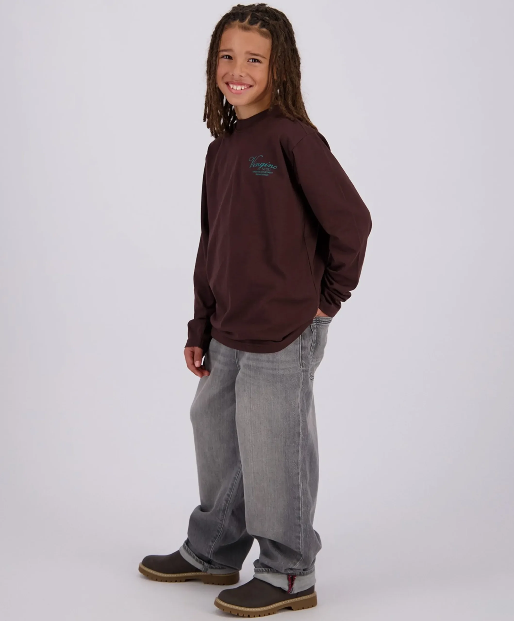 Keaton jongens jeans grijs
