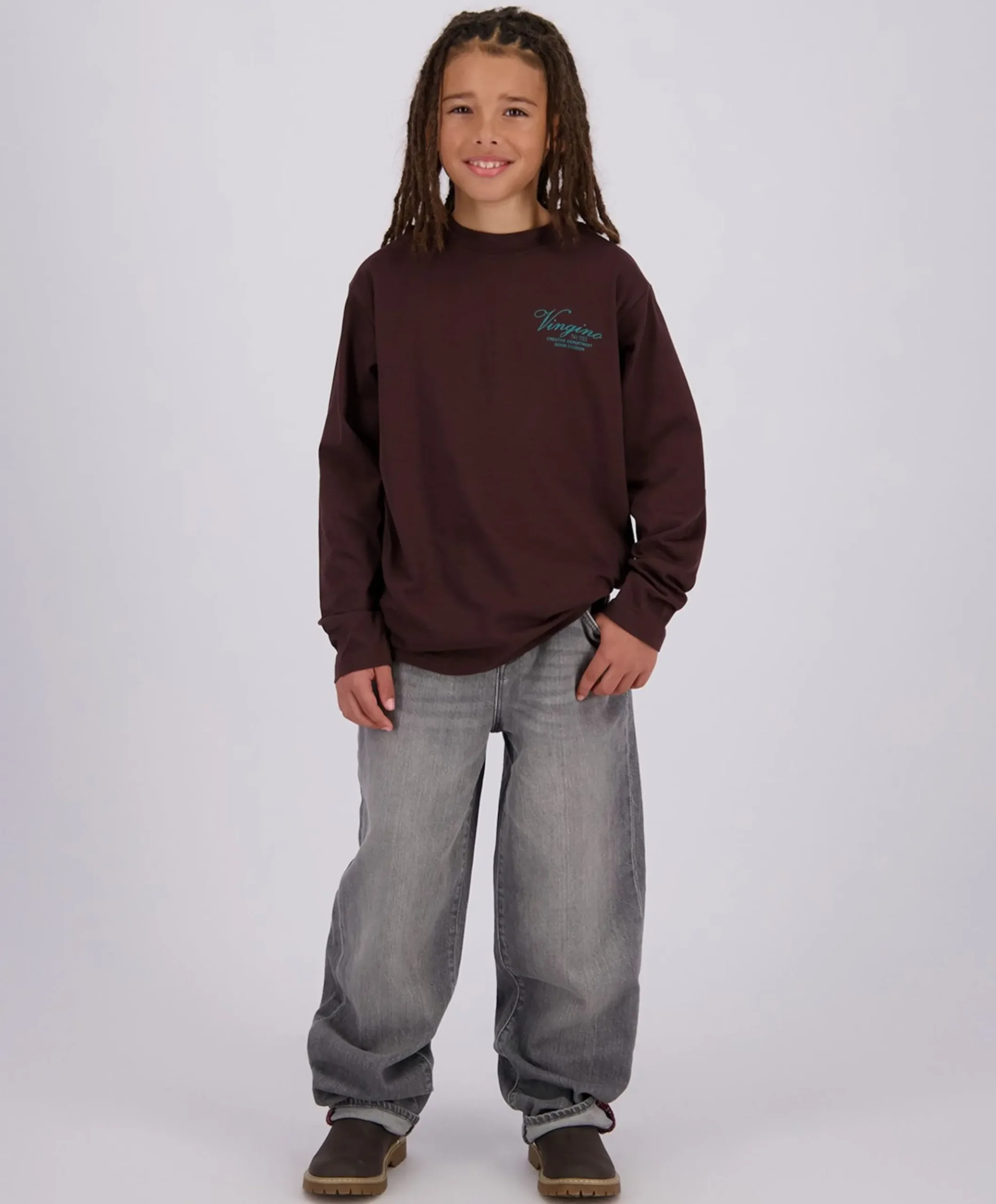 Keaton jongens jeans grijs