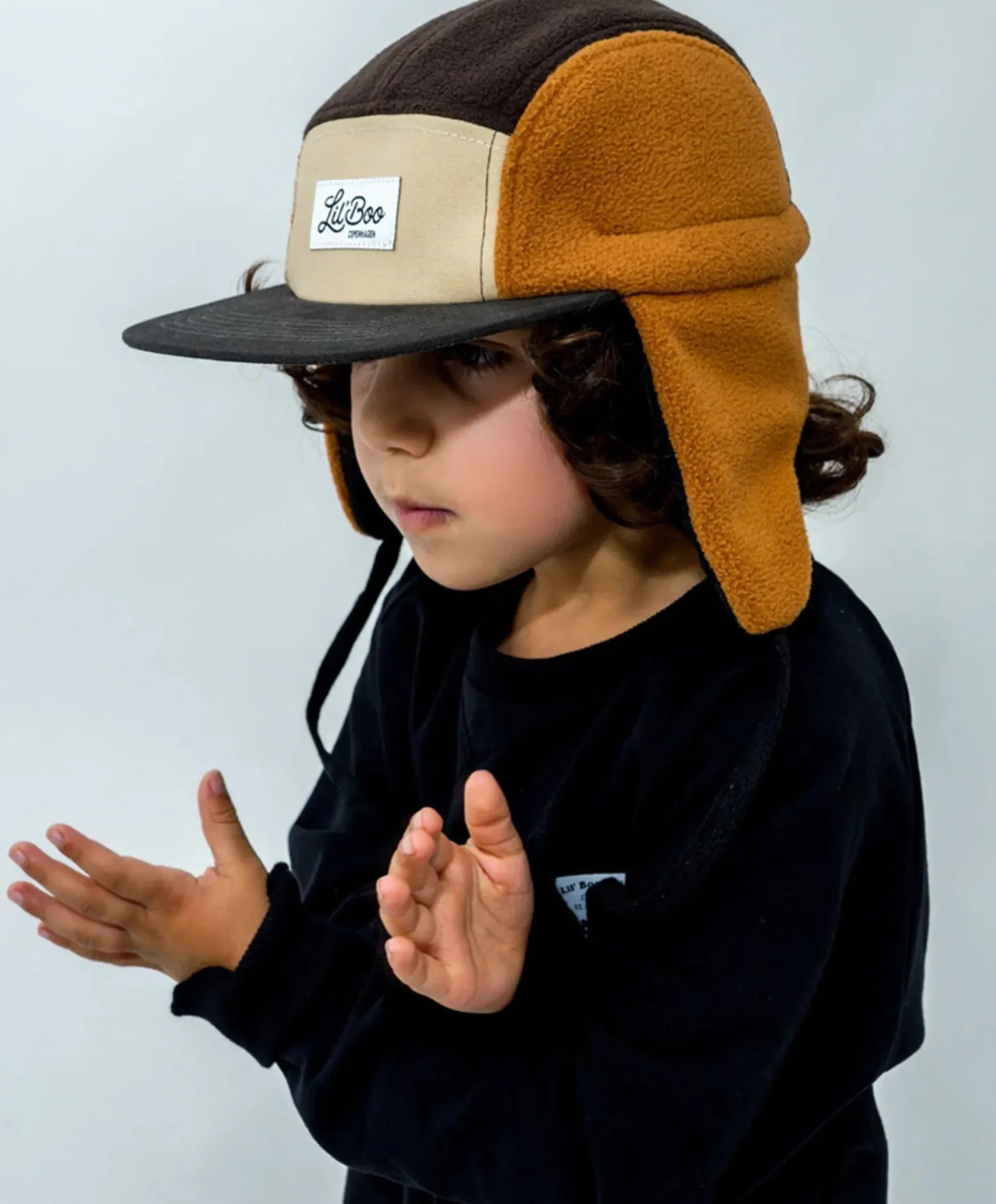 Kids cap bruin