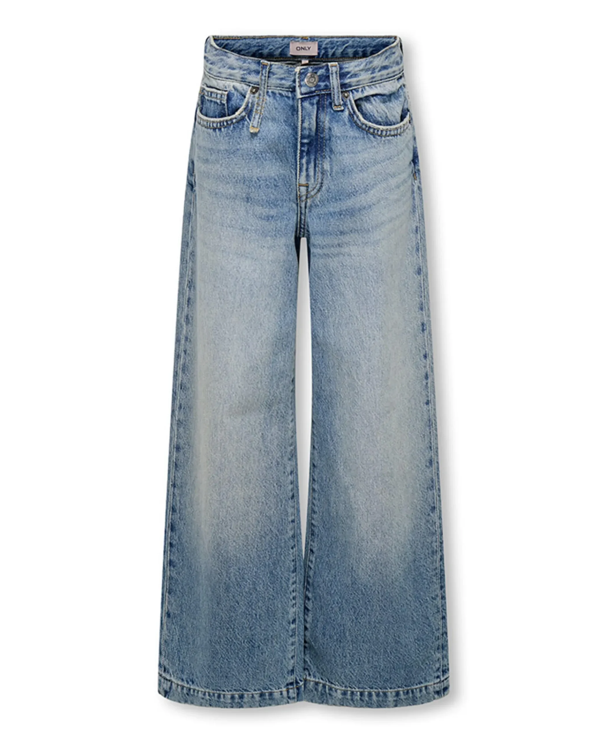 KOGBROOME HW WIDE DNM TAI meisjes jeans blauw