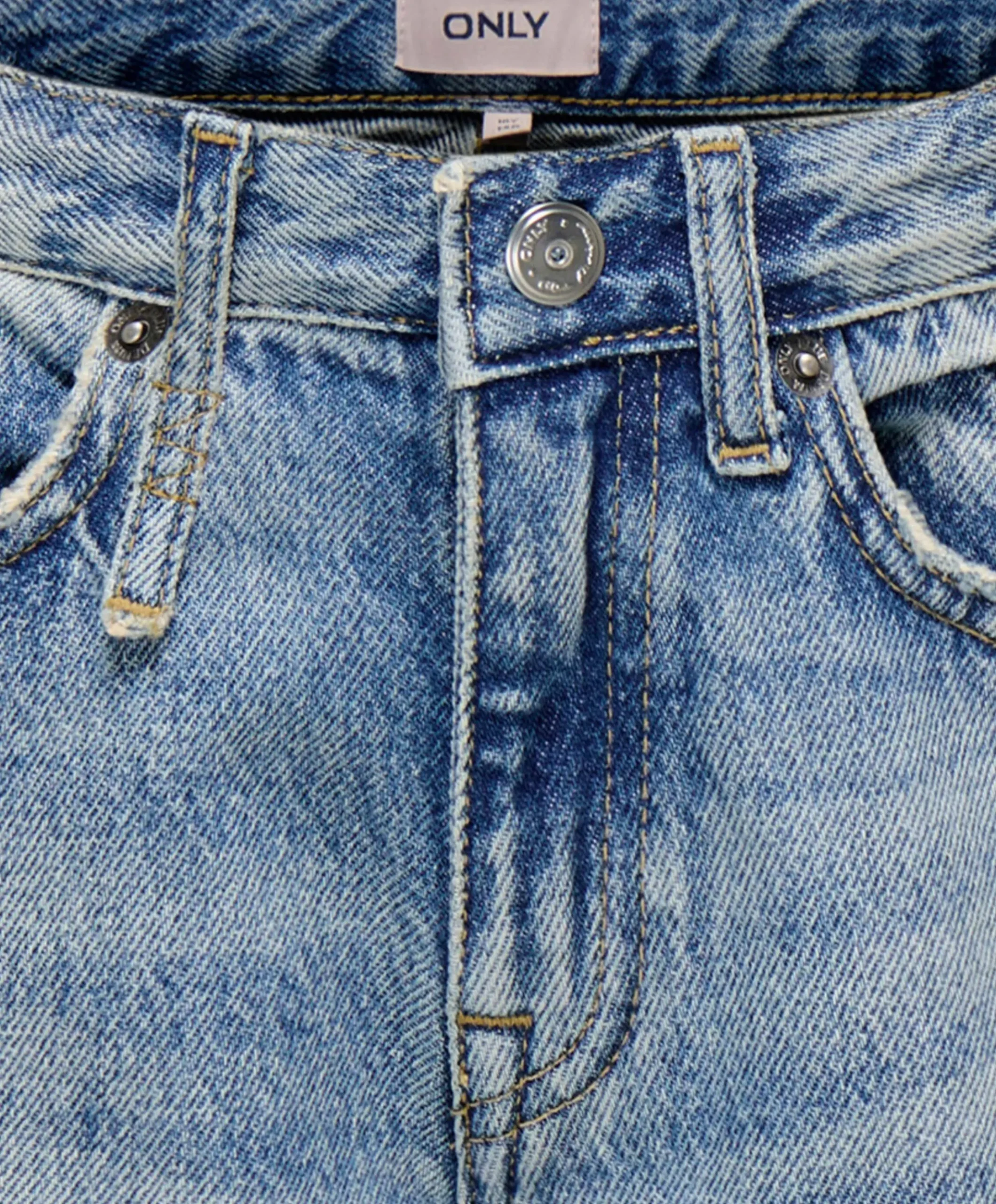 KOGBROOME HW WIDE DNM TAI meisjes jeans blauw