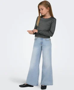 KOGCALIFORNIA MW WIDE FLARED AKM217 meisjes jeans blauw