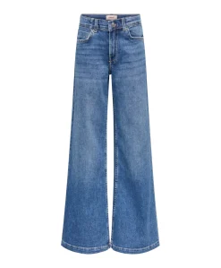 KOGCALIFORNIA MW WIDE FLARED REA NO meisjes jeans blauw