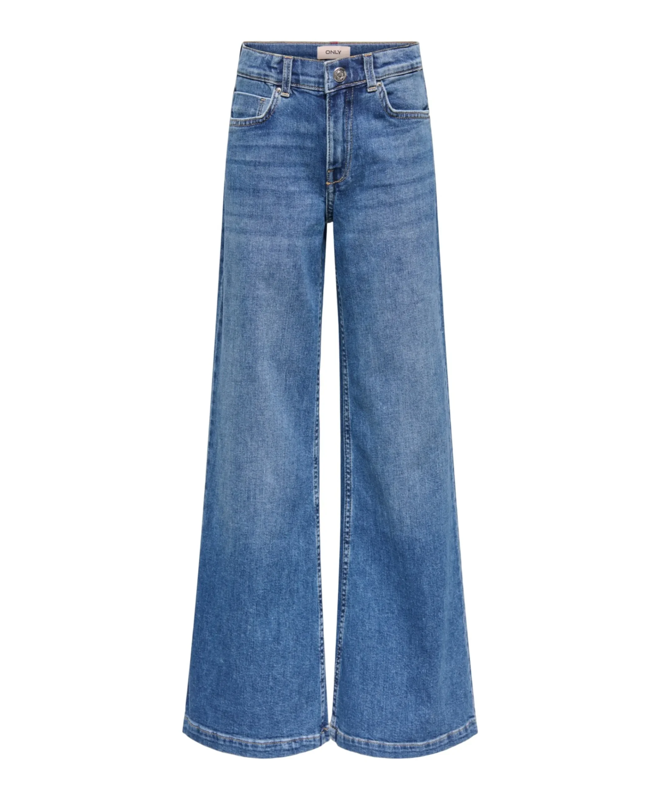 KOGCALIFORNIA MW WIDE FLARED REA NO meisjes jeans blauw