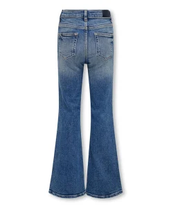 KOGJUICY LIFE FLARED DNM CRO557 NOO meisjes jeans blauw
