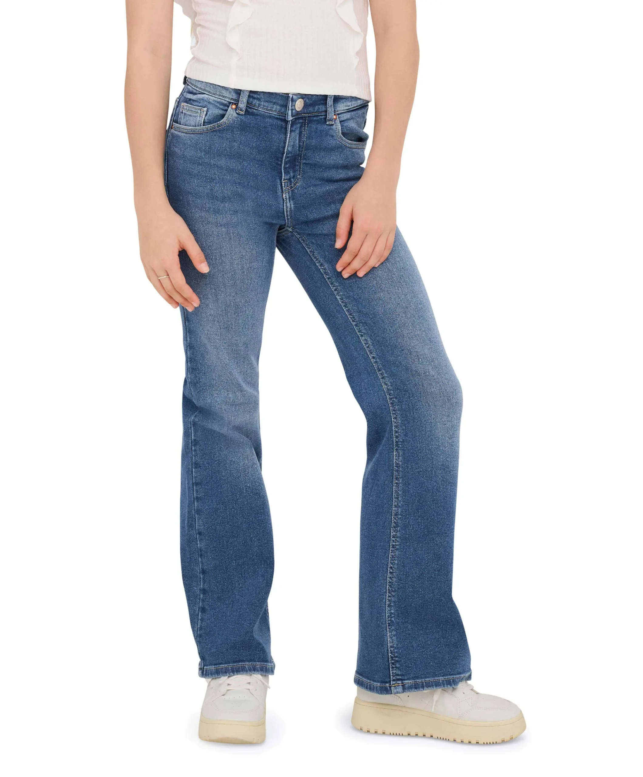 KOGJUICY LIFE FLARED DNM CRO557 NOO meisjes jeans blauw
