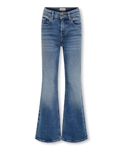 KOGJUICY LIFE FLARED DNM CRO557 NOO meisjes jeans blauw