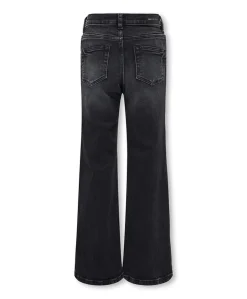 KOGJUICY LIFE WIDE LEG DNM DCC369 meisjes jeans zwart