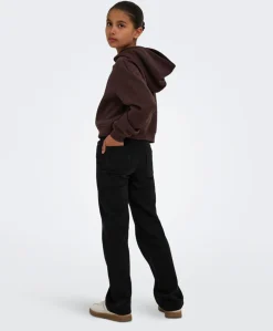 KOGJUICY-WAUW HW WIDE DNM GUA006 NO meisjes jeans zwart