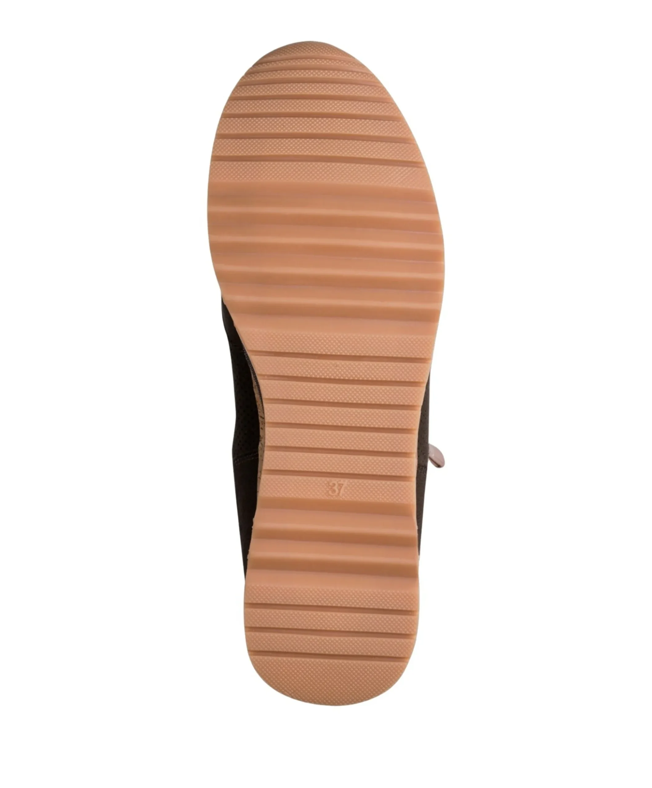 Lace-up dames sneakers bruin