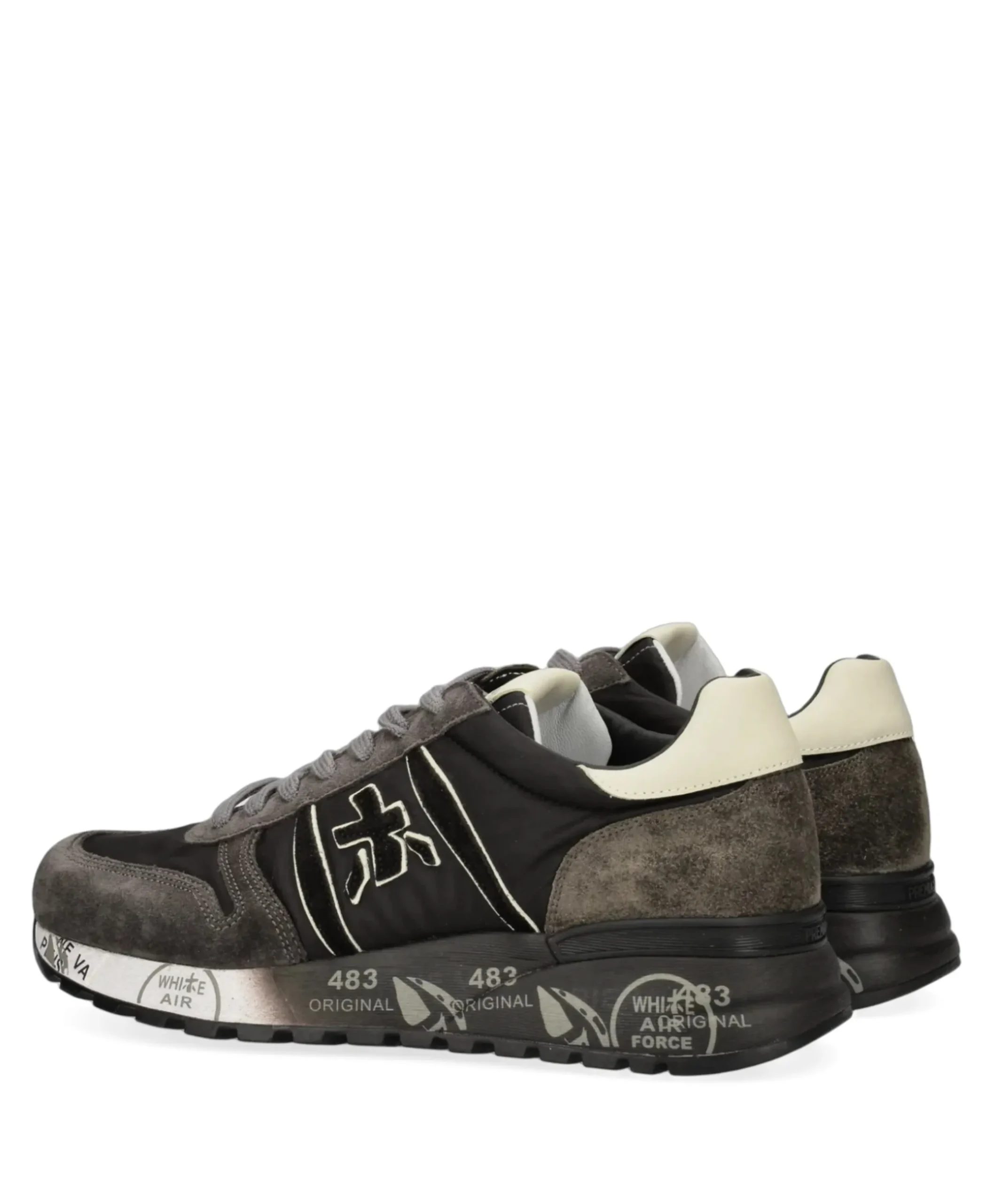 Lander heren sneakers grijs