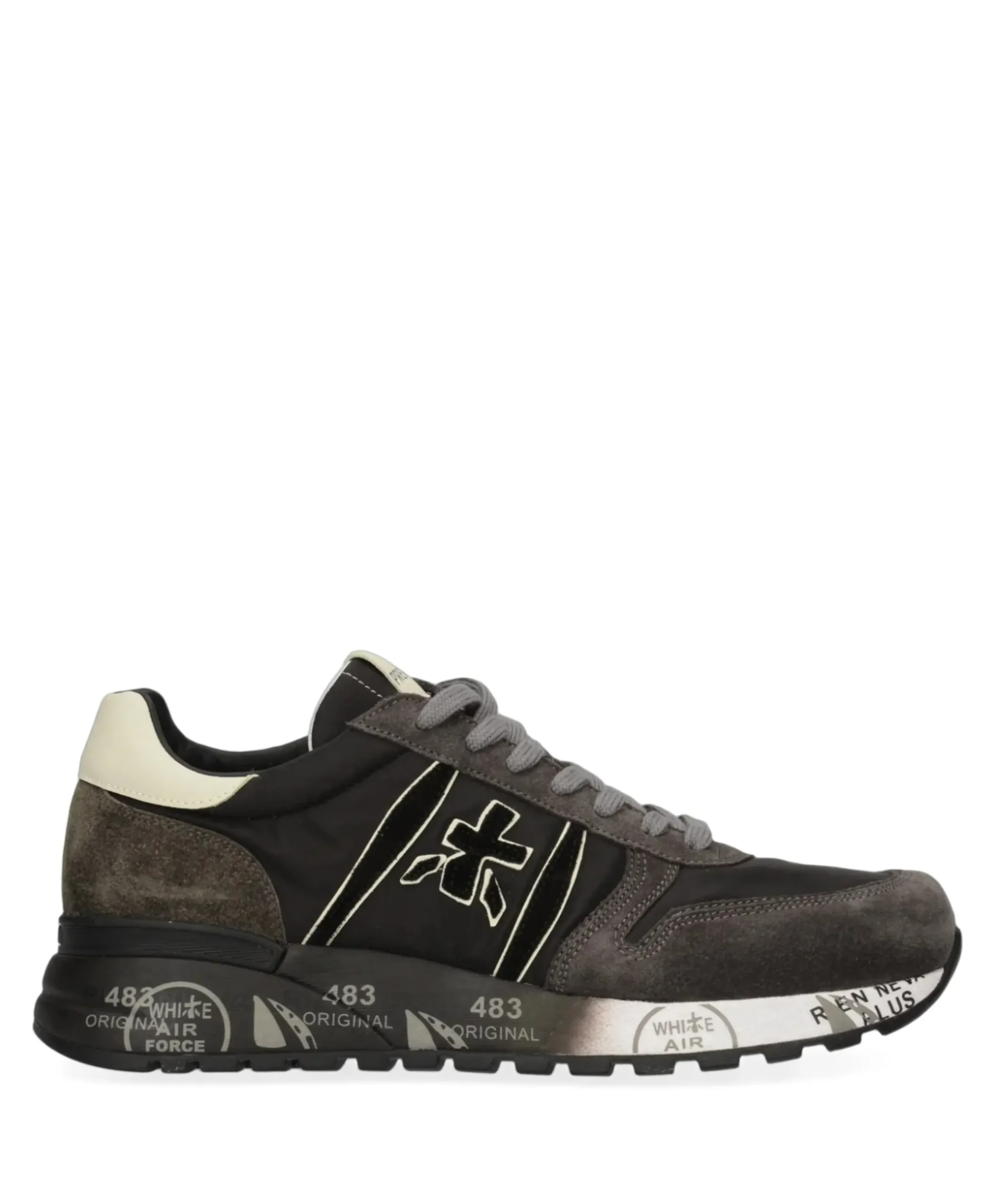 Lander heren sneakers grijs