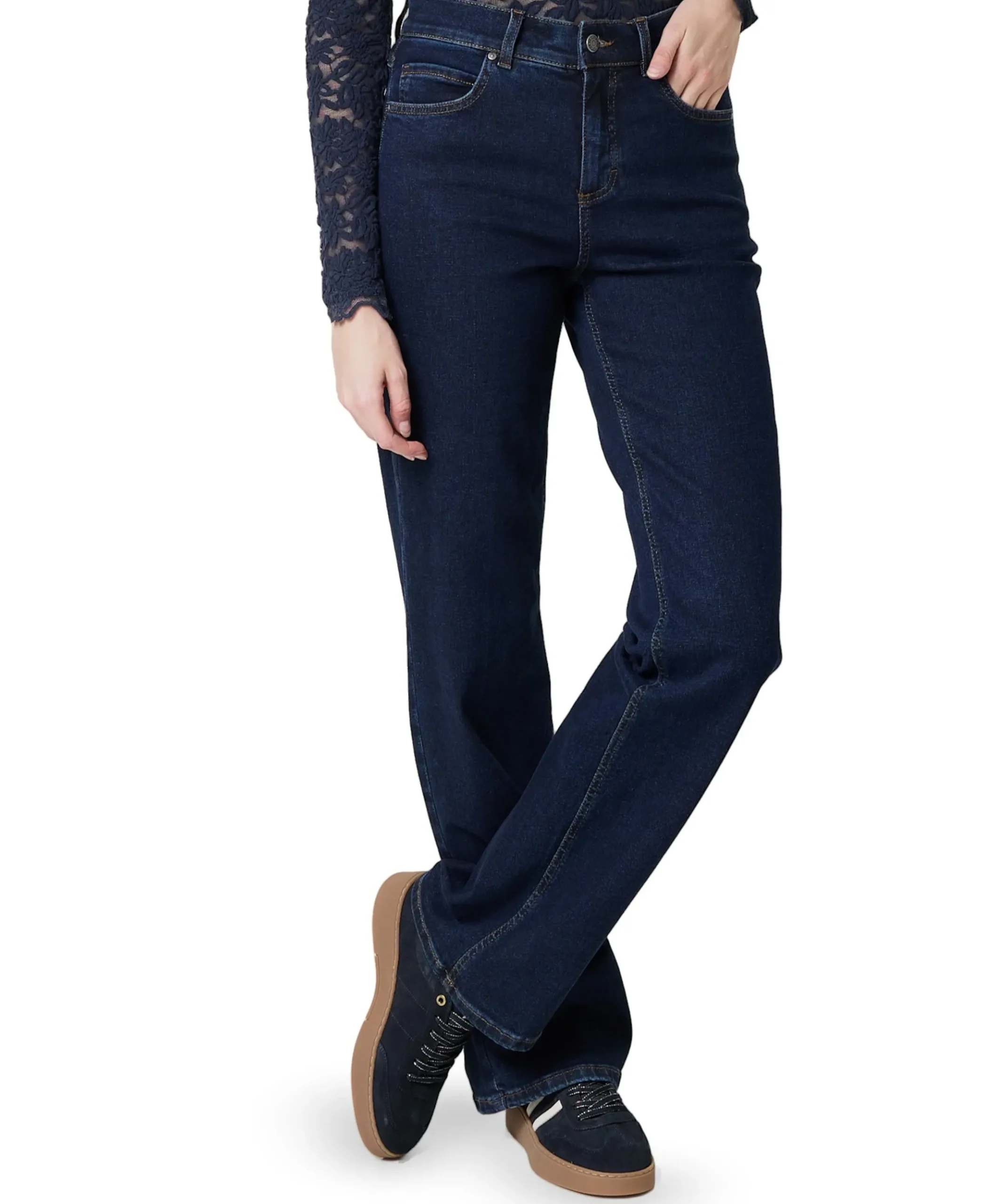 LARA dames jeans blauw