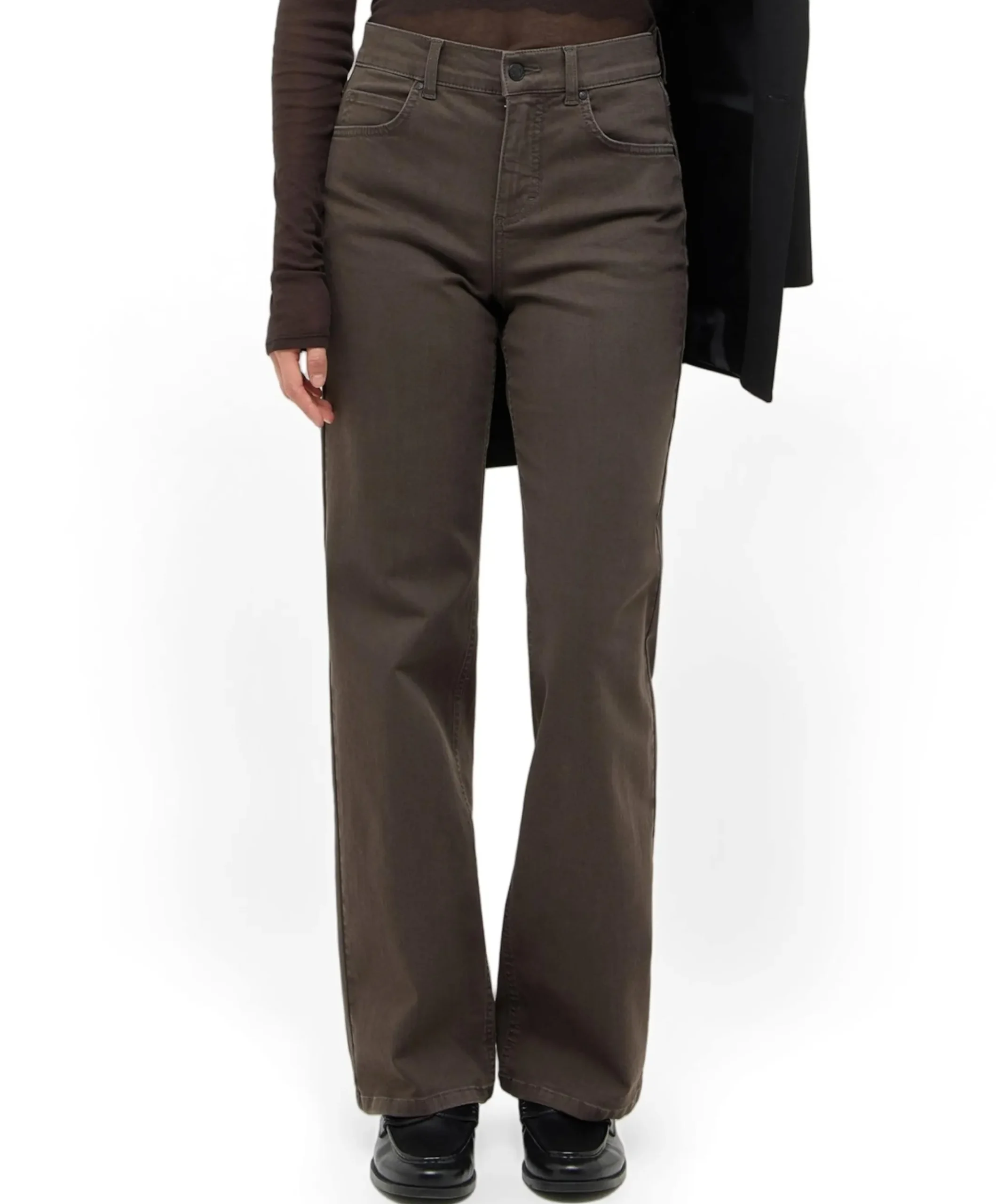 Lara dames jeans bruin