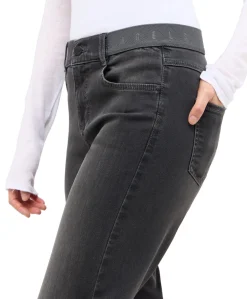 LARA SPORTY dames jeans grijs