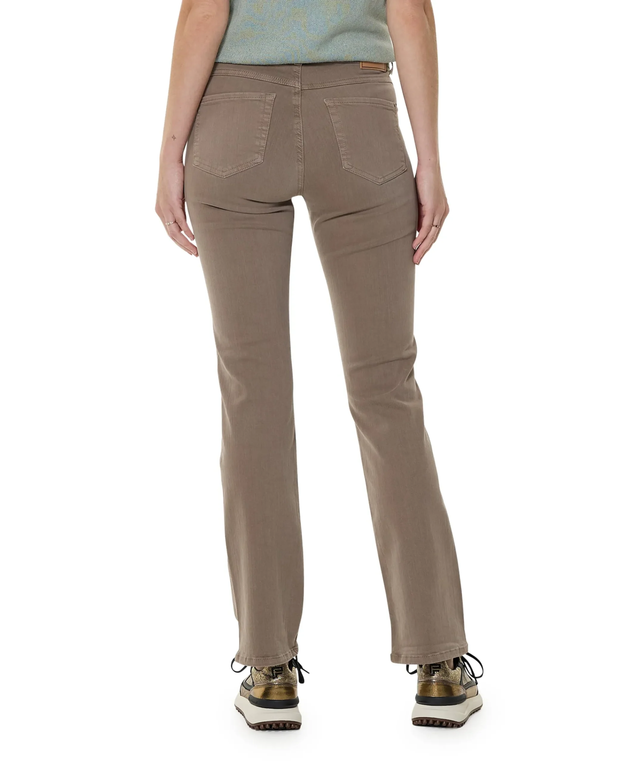 Leni dames jeans bruin
