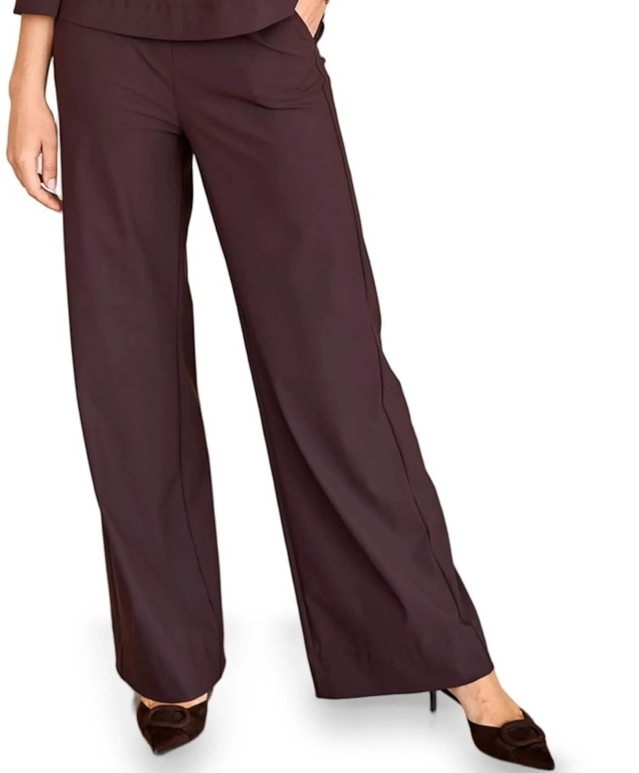 Lexie bonded broek bruin