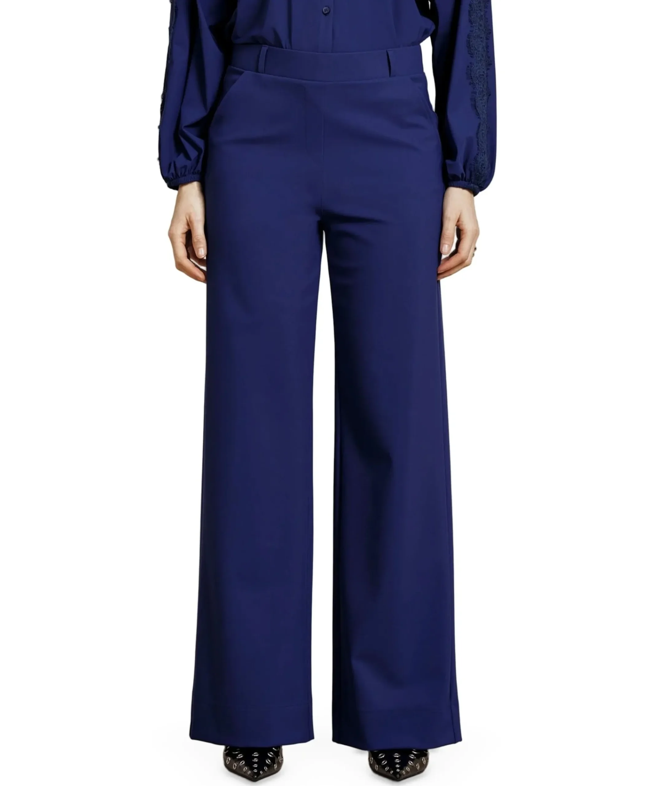 Lexie bonded dames broek blauw