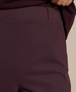 Lexie bonded trousers dames broek paars