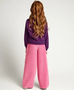 Little corduroy meisjes broek roze