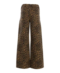 Little leopard meisjes jeans bruin