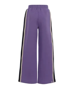 Little scuba wideleg meisjes broek paars