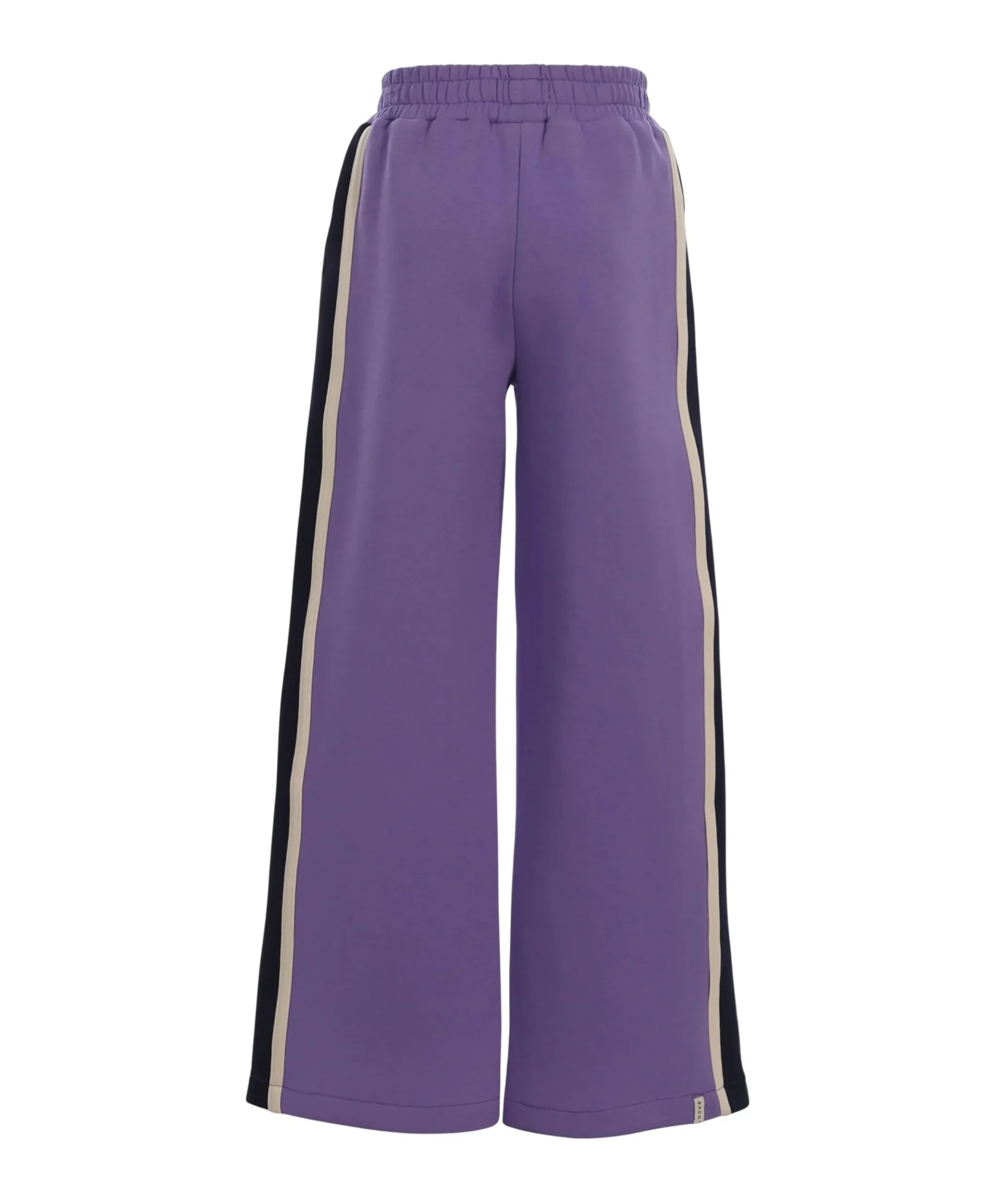 Little scuba wideleg meisjes broek paars