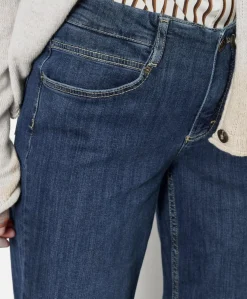 Liv New Wide dames jeans blauw