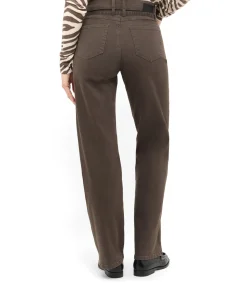 LIZ BELT dames jeans bruin