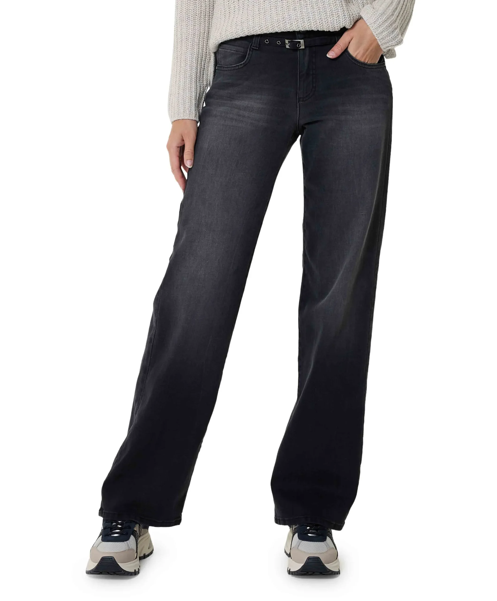LIZ CITY dames jeans grijs