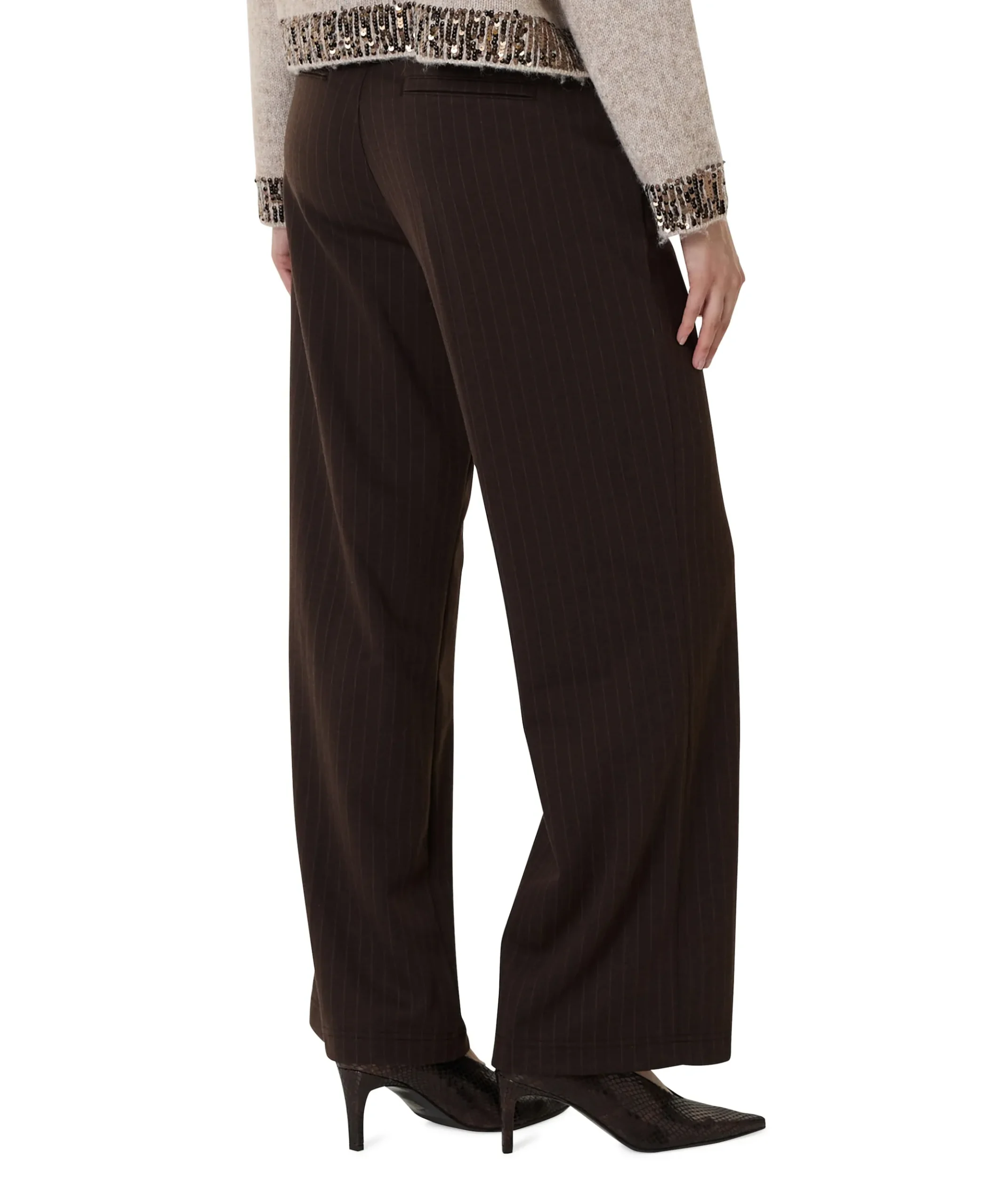 LIZ EASY dames broek bruin