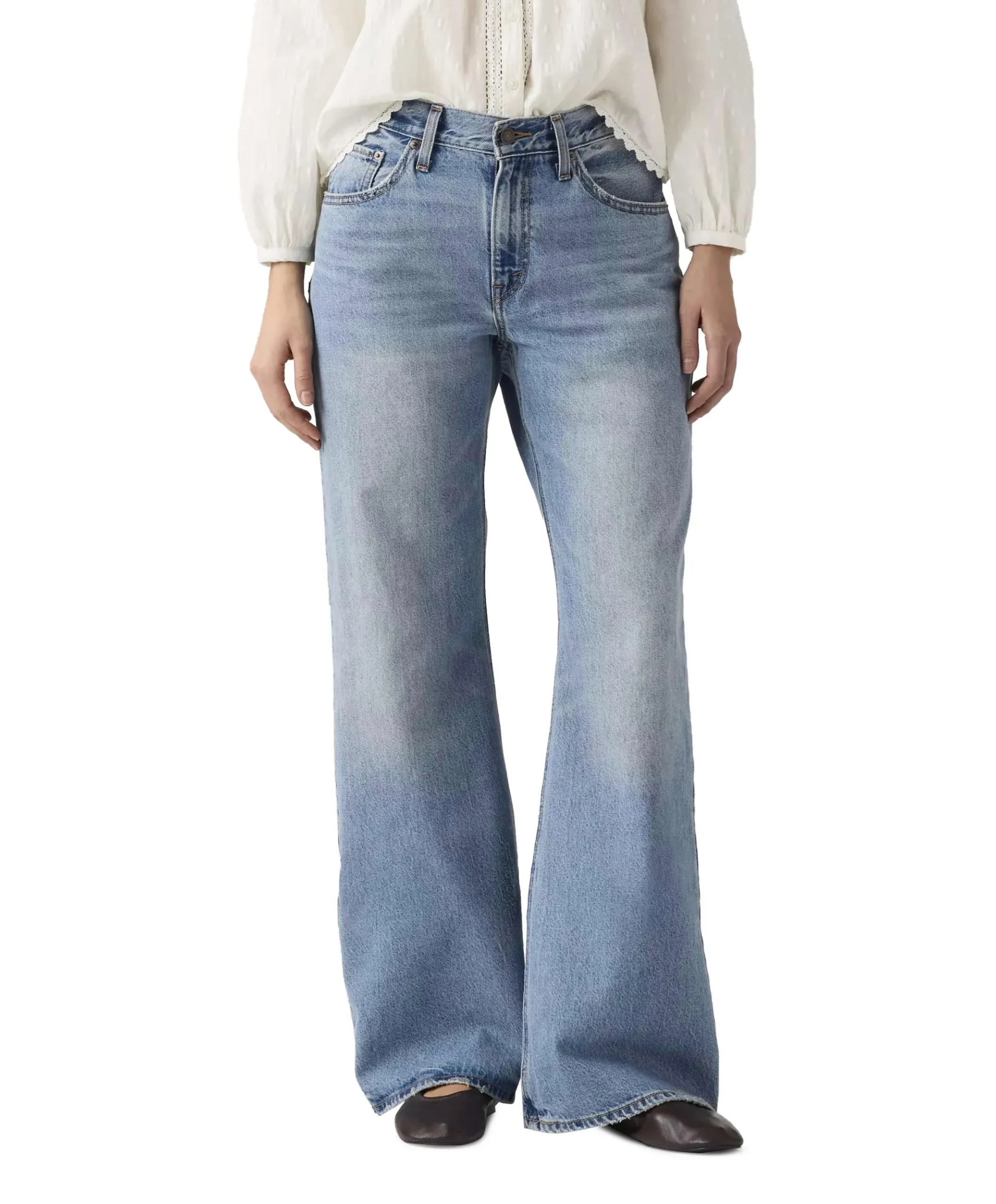 LOOSE BOOT EASY DAYS dames jeans blauw