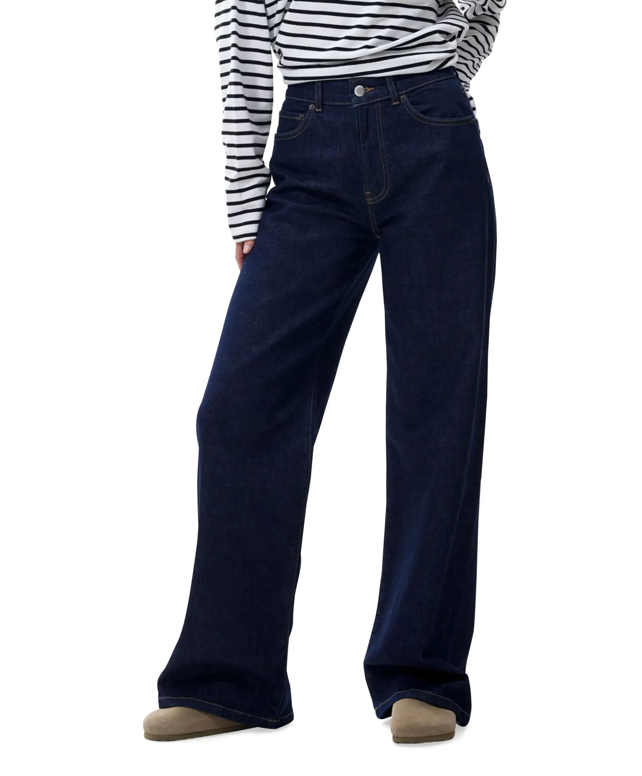 Loose fit jeans dames jeans blauw