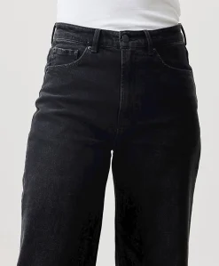 Loose fit jeans zwart