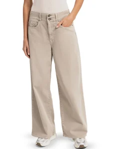 Losvallende dames jeans grijs