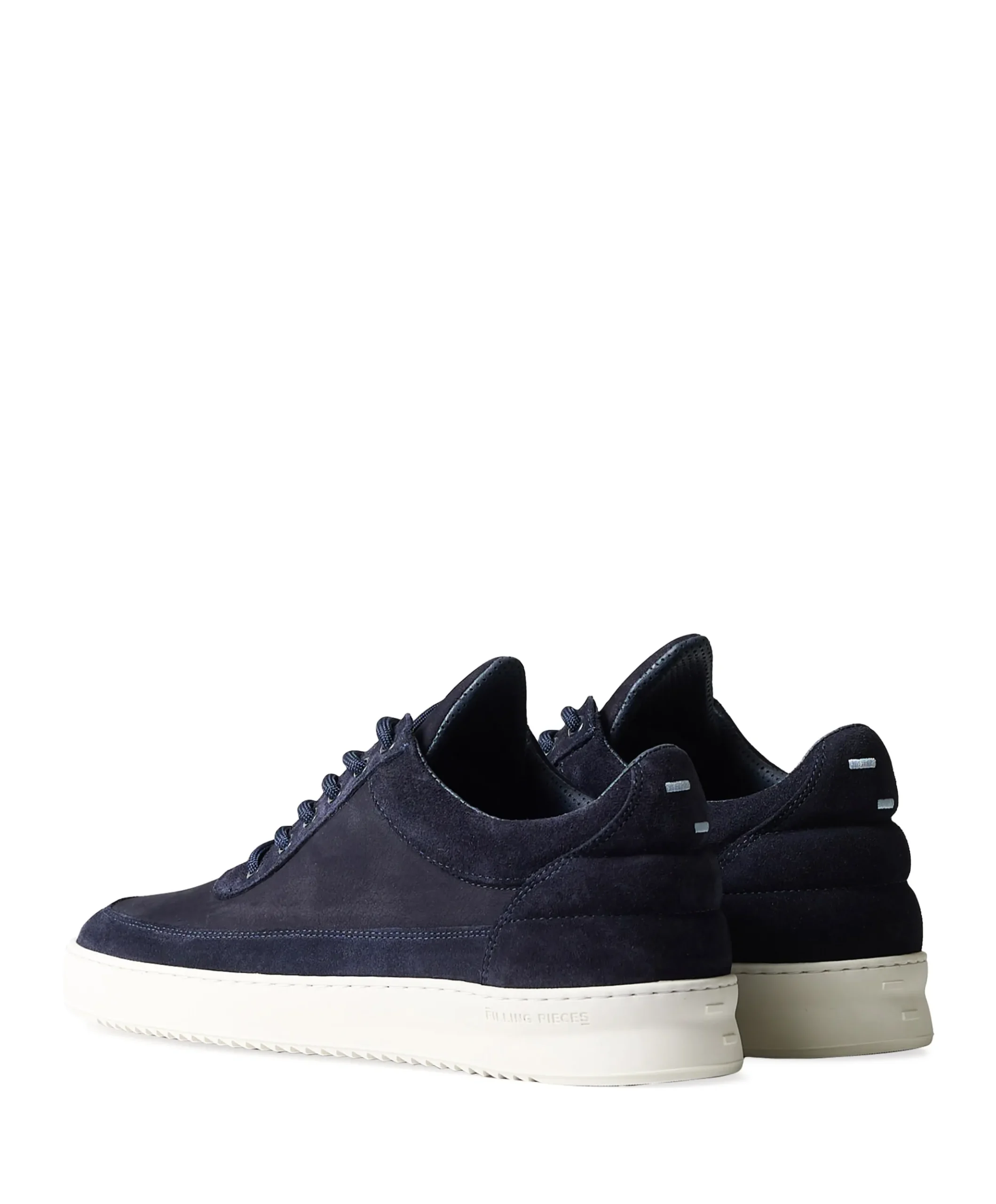 Low Top Suede Grain heren sneakers blauw