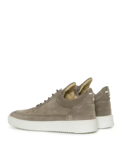 Low Top Suede Organic heren sneakers beige