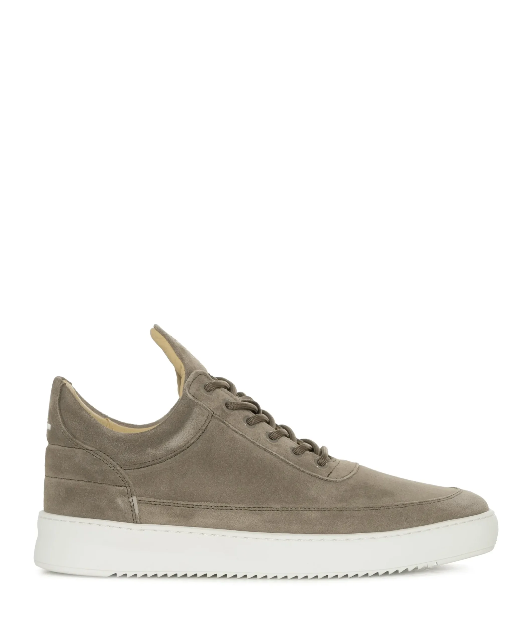 Low Top Suede Organic heren sneakers beige