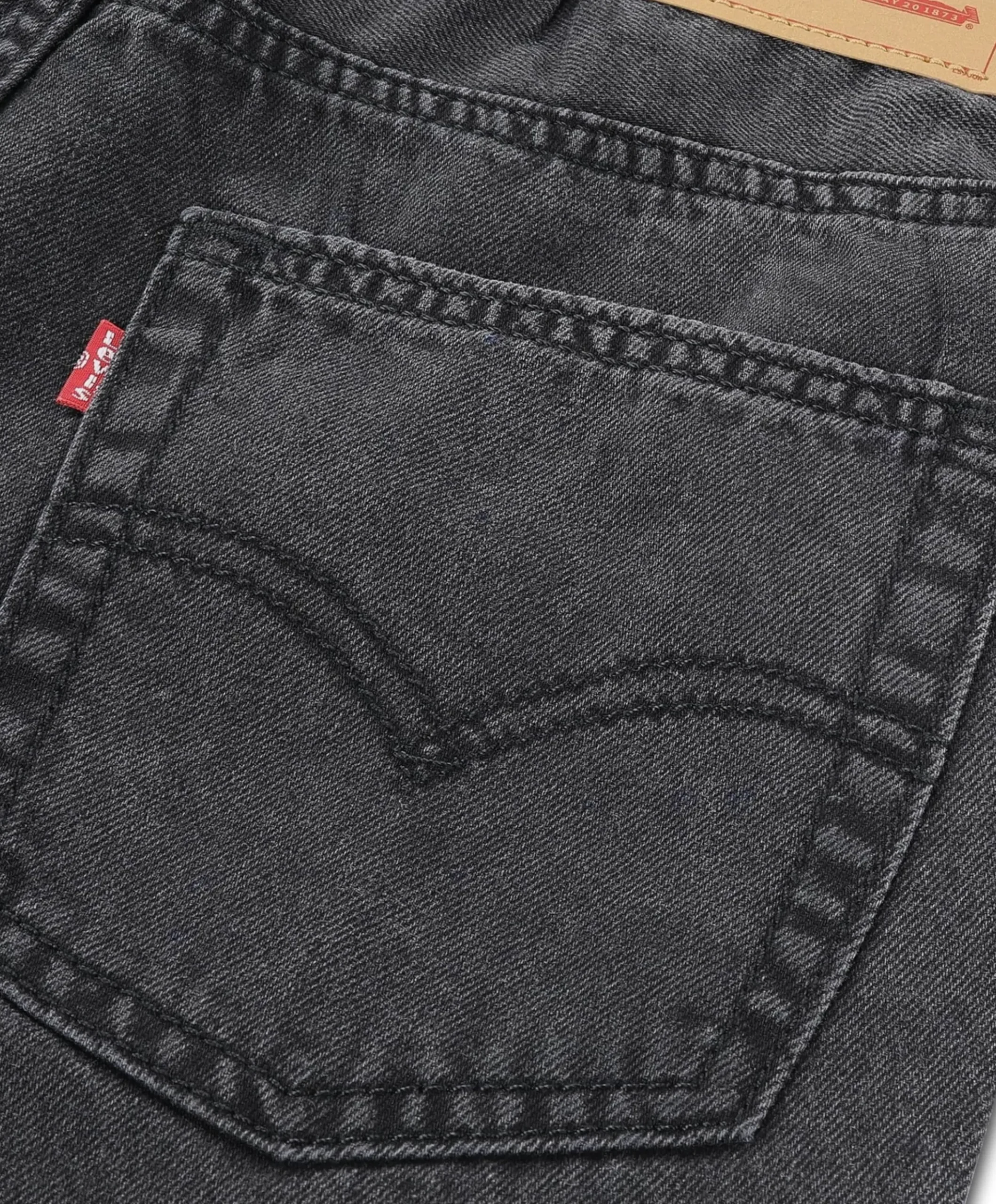 LVB Pull on stay loose taper jongens jeans zwart