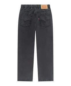 LVB Pull on stay loose taper jongens jeans zwart