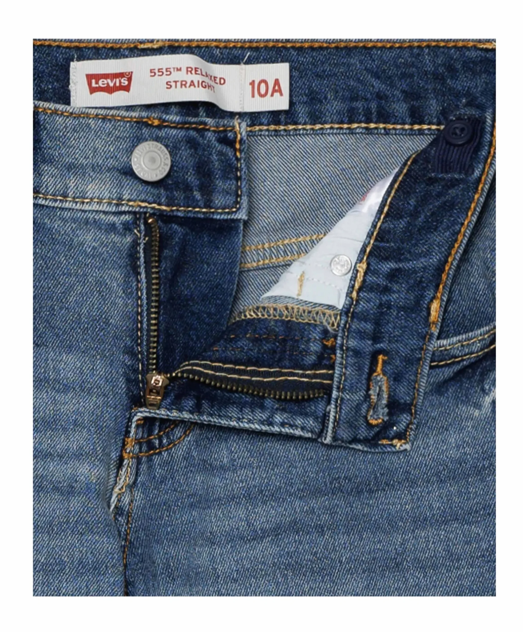 LVB 555 relaxed straight jeans jongens jeans blauw