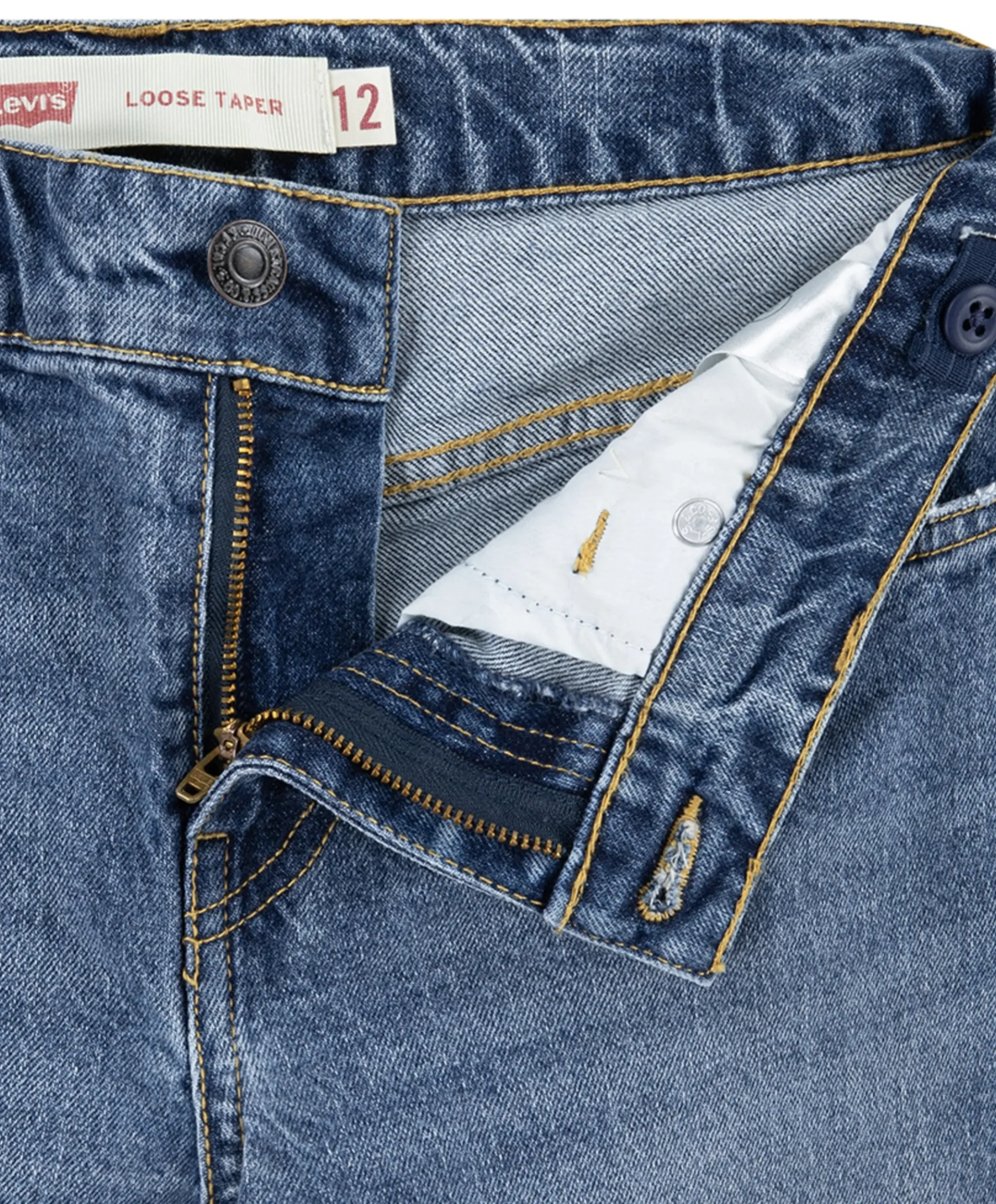 LVB stay loose taper jeans blauw