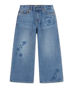 LVG High rise bagg meisjes jeans blauw