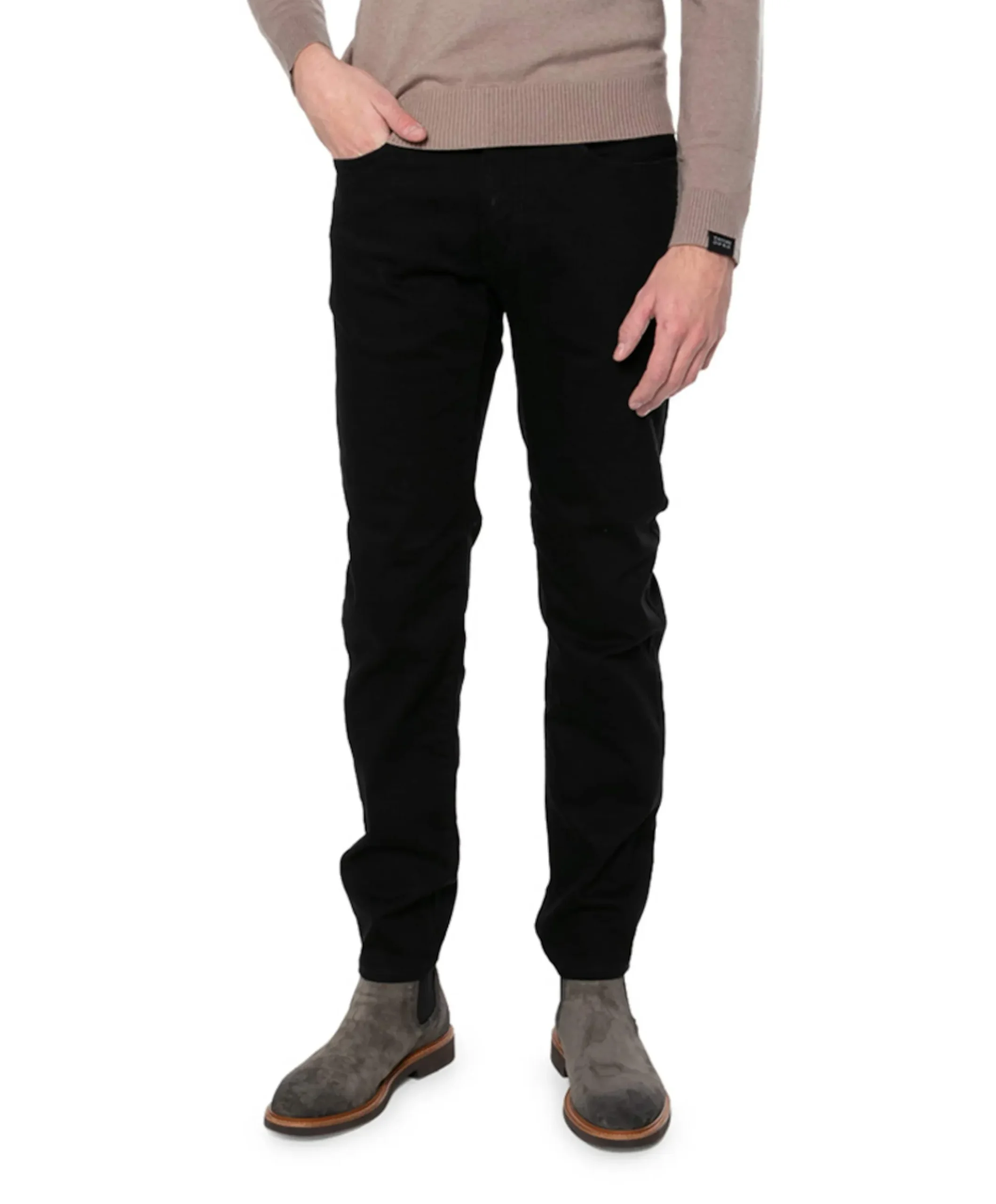Lyon Tapered heren jeans zwart